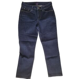 Women NYDJ "Not Your Daughters Jeans"  Dk Wash Indigo Sz 4